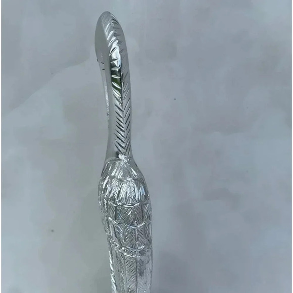 Vintage Collection White Metal Pair Of Swan With Stand Silver Sz 9"x2.5" - Picture 5 of 11